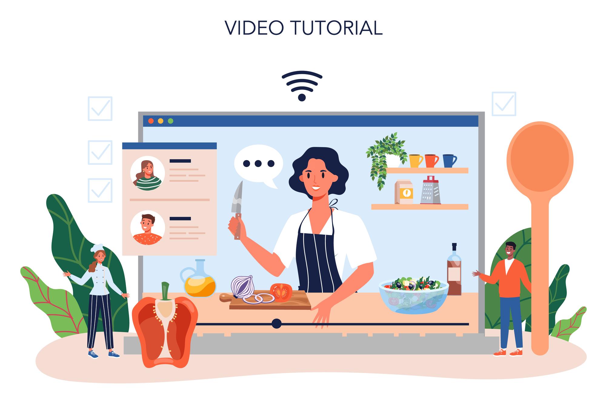 Private lesson session on screen